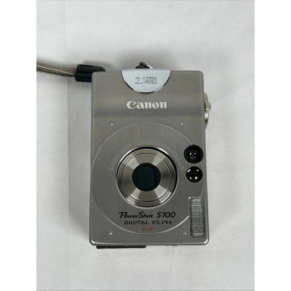 CANON PowerShot S100 Digital ELPH 2.1 Mega Pixel Camera With Wrist Strap
